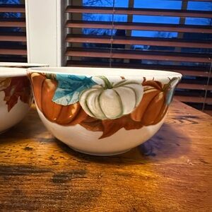 Autumn Harvest Ceramic Bowl Set